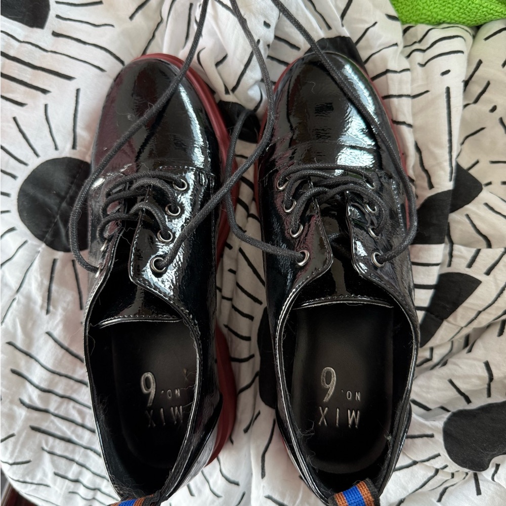 Mix No 6 Black Oxford Shoes